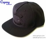Flat Logo Embroidery Snapback Cap Hat