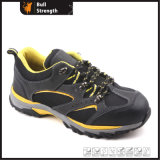 Geniune Leather Safety Shoes with Steel Toe and Rubber Sole (SN5170)