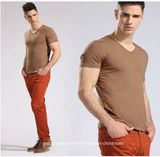 Men Classic V Neck Short Sleeves T Shirt