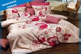 Cotton Flower Print Bedding Duvet Cover (set)