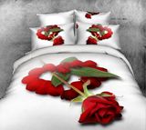 Fashional Romantic Design 3D Printed Bedding Set Hot Selling