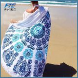 Sunbathe Round Beach Towels New Large Microfiber Printed Yoga Towel