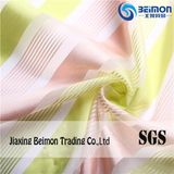 Wholesale Good Quality 100%Polyester Yarn Dyed Irregular Striped Organza Fabric