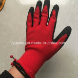 Natural Latex Coated Crinkle Work Gloves