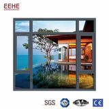 House Window safety Glass Aluminium Casement Window