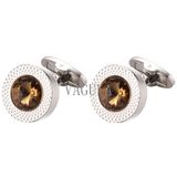 VAGULA Brass Men Jewelry Men French Shirt Cufflinks 670