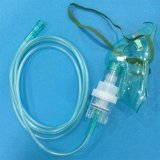 Disposable Medical PVC Nebulizer with Aeresol Mask (Green, Adult Elongated with 6ML/20ML Atomizer Jar)