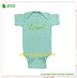 Blue Color Baby Clothes Sofe Handfeel Baby Wear Bodysuit