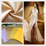 50d*75D+40d Polyester Stretch Satin Fabric for Ladies Party Dress