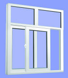 Competitive Price 80 Series White Color PVC Sliding Window