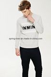 Logo Cotton Pullover Knit Men Sweater