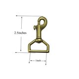 Custom Carabiner Metal Dog Hook Swivel Snap Hook (1*2.5inches)