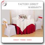 Red Round Latest Design High Class Festive Tablecloth (TC-27)