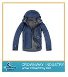 2014 New Design Windproof Snowboard Plain Skiing Jacket for Men