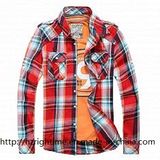 Men's Clothing 100%Cotton Yarn Dye Plaid Woven Shirt (RTS14016)