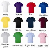 Custom Cotton Basic Plain Dyed T-Shirt for Men