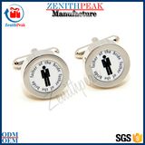 Make Your Own Gold Silver Words Cufflinks