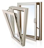 Double Glass Thermal Break Aluminum Tilt and Turn Window