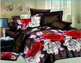 Elegant Flower Printing Colorful Magic Zhejiang Wholesale 3D Bedding Sets