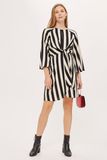 2017 Hot Sale New Design Long Sleeve Maternity Humbug Stripe Women Dress