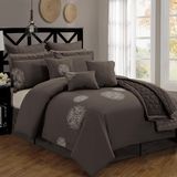 Nice Design Linen Polyester Comforter Bedding Set