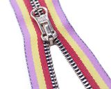 Metal Zipper with Thumb Puller and Colored Tape/Top Quality