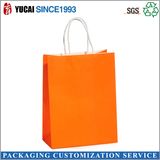 Color Printing Twisted Handle Kraft Paper Carrier Bags