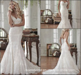 Cap Sleeves Mermaid Wedding Dress Sweetheart Lace Bridal Gown W15241