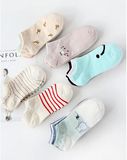 Simle Face Sweety Patten Ankle Sock
