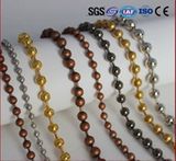 Decorative Copper Color Metal Bead String Curtain