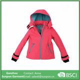 Kids Polar Microfleece Softshell Waterproof Sportswear Girls Softshell Jacket