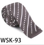 Men's Fashionable 100% Polyester Knitted Necktie