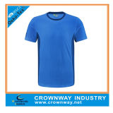 Mens Dri Fit Blue Running Sports Shirts with Sublimation Printing