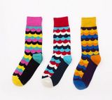 Custom Fashion Knee High Cotton Jacquard Unisex Sock