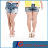 Plus Size Women Denim Shorts (JC6087)