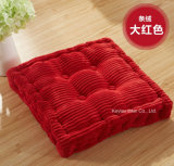 Seat Cushon Corduroy Floor Cushion with Buttons (C14108-1)