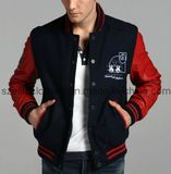 Wholesale Cheap Custom Made Leather Sleeve Jackets (ELTSJJ-44)