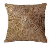 Competitive Price Cotton&Linen Bark Printing Sofa Cushion