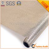 Metalic Film Golden Laminate Table Cloth