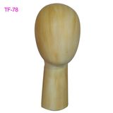 High Quality Wooden Looking Fiberglass Heads Mannequins Custom