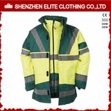 Winter Mechanic Flame Retardant Safety Yellow Reflective Workwear (ELTHJC-438)