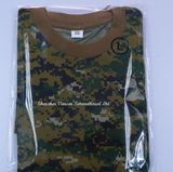 Custom High Quality Camo T-Shirt with Round Neck