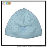 Blue Color Baby Wear 100% Cotton Infant Beanie