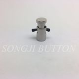 European Standard Fashion Painted and Electroplated Brass Alloy Stopper Button