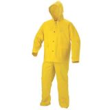 Customize Waterproof PVC Polyester Yellow Rainwear for Men Women