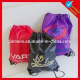 Top Quality USA Flag 210d Nylon Drawstring Backpack