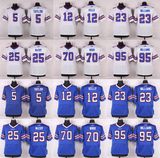 Buffalo Tyrod Taylor Jim Kelly Elite Customized American Football Jerseys