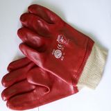 Red Rubber Coated Gloves From Guangzhou Supplier