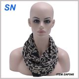 Latest Spring Polyester Fashion Chiffon Infinity Scarf Women Neckerchief