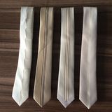 Fashion Skinny Ties (beige colour)